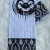 Black/White, Plain, Half Piece (6 Yards)